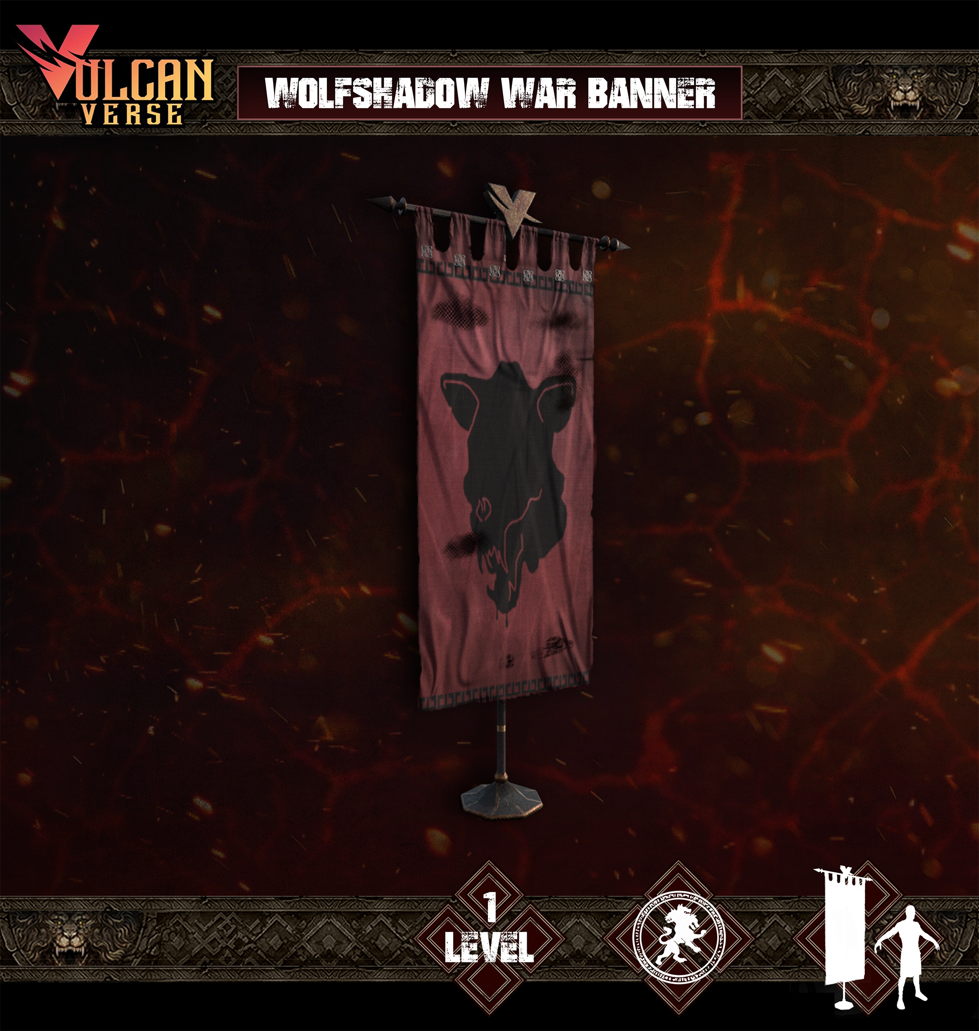 Wolfshadow War Banner
