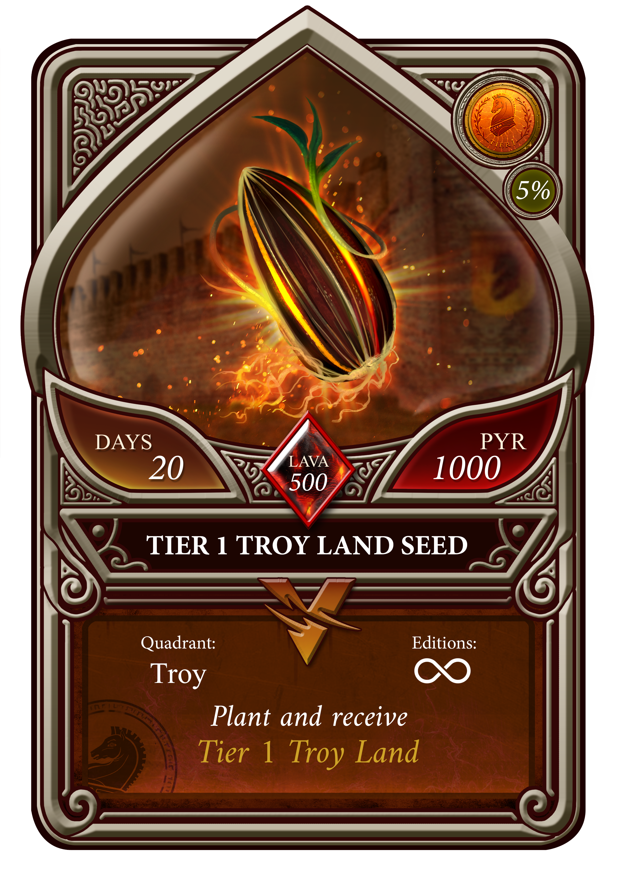 Tier 1 Troy Land Seed